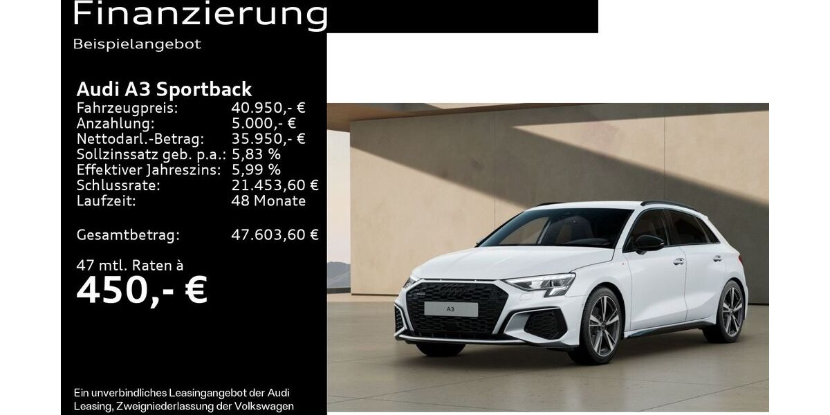 Audi A3 23.750 km 40.950 &euro; Bad Hersfeld 36251