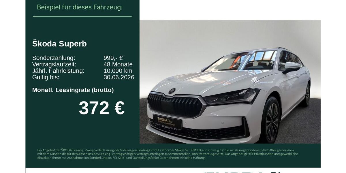 Skoda Superb 8.862 km 37.940 &euro; Neu-Ulm 89231
