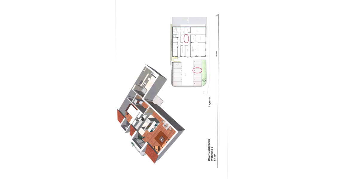 Dachgeschoßwohnung Heringen (Werra) - 2 Zimmer, 67 m&sup2;, 575&euro; | Angebot:25219128