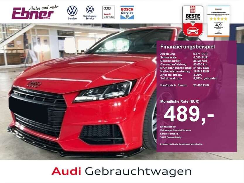 Audi TT 48.700 km 26.420 € Albbruck 79774