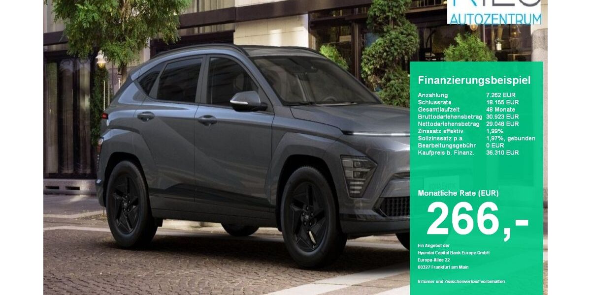 Hyundai KONA 3.611 km 36.310 &euro; Bad Soden-Salmünster 63628