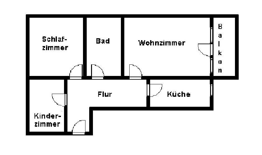 Etagenwohnung Güstrow - 3 Zimmer, 66 m&sup2;, 596&euro; | Angebot:26380503