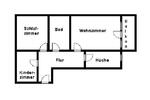 Etagenwohnung Güstrow - 3 Zimmer, 66 m&sup2;, 596&euro; | Angebot:26380503