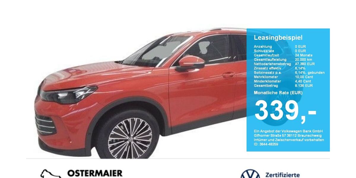 VW Tiguan 12.620 km 47.380 &euro; Mühldorf am Inn 84453