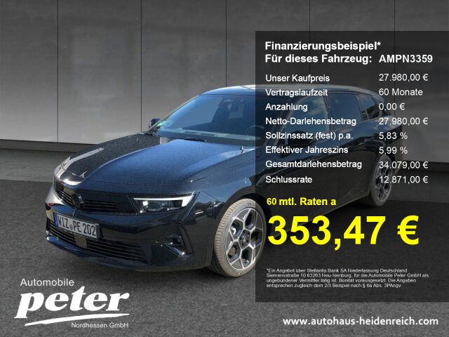 Opel Astra 18.459 km 27.980 &euro; Witzenhausen 37213