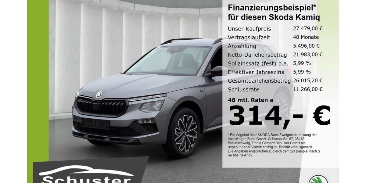 Skoda Kamiq 23.477 km 27.479 € Ruhstorf 94099