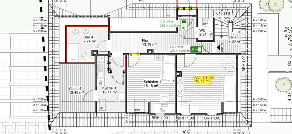 Dachgeschoßwohnung Siegen Weidenau - 1 Zimmer, 20 m&sup2;, 450&euro; | Angebot:25353874
