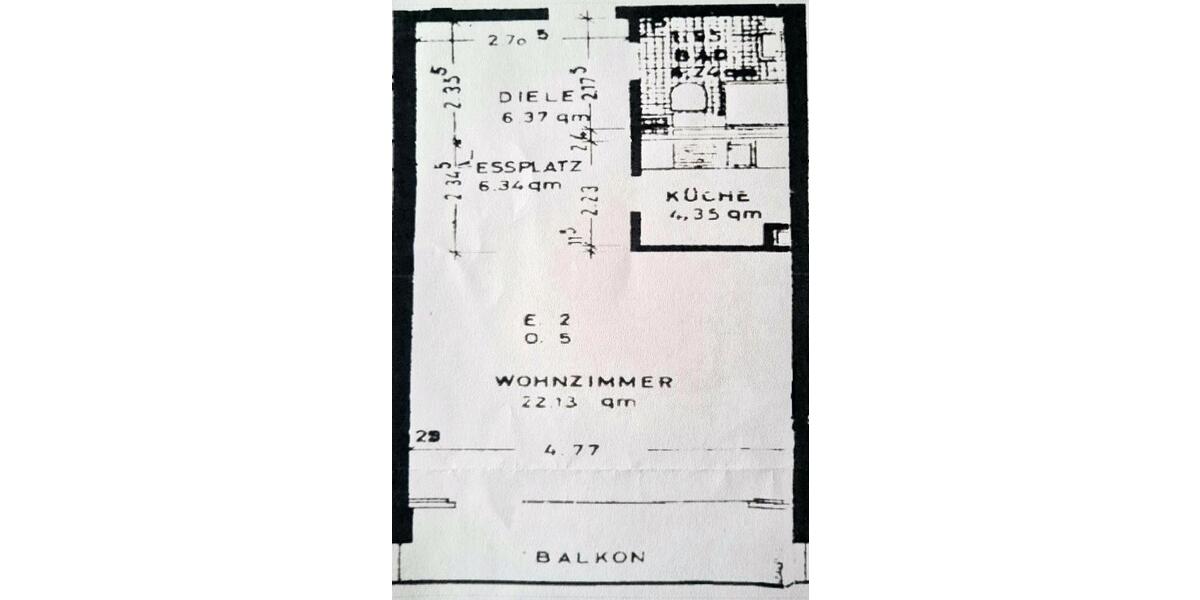Hochparterre Elsfleth - 1 Zimmer, 49 m&sup2;, 65.000&euro; | Angebot:25533721