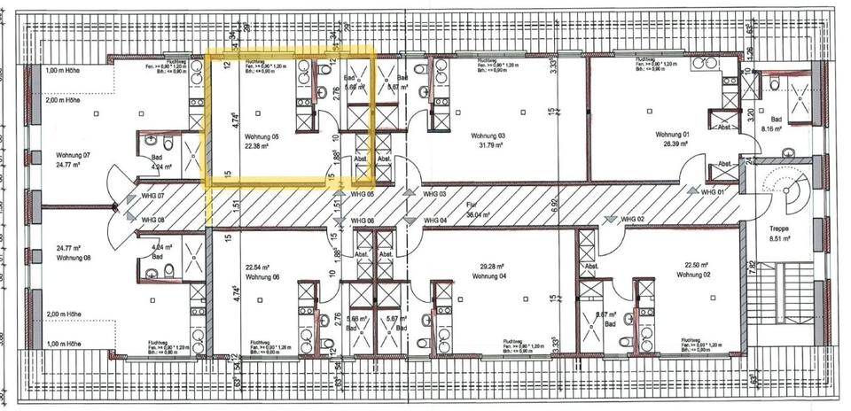 Dachgeschoßwohnung Lindern (Oldenburg) - 1 Zimmer, 28 m&sup2;, 400&euro; | Angebot:25790291