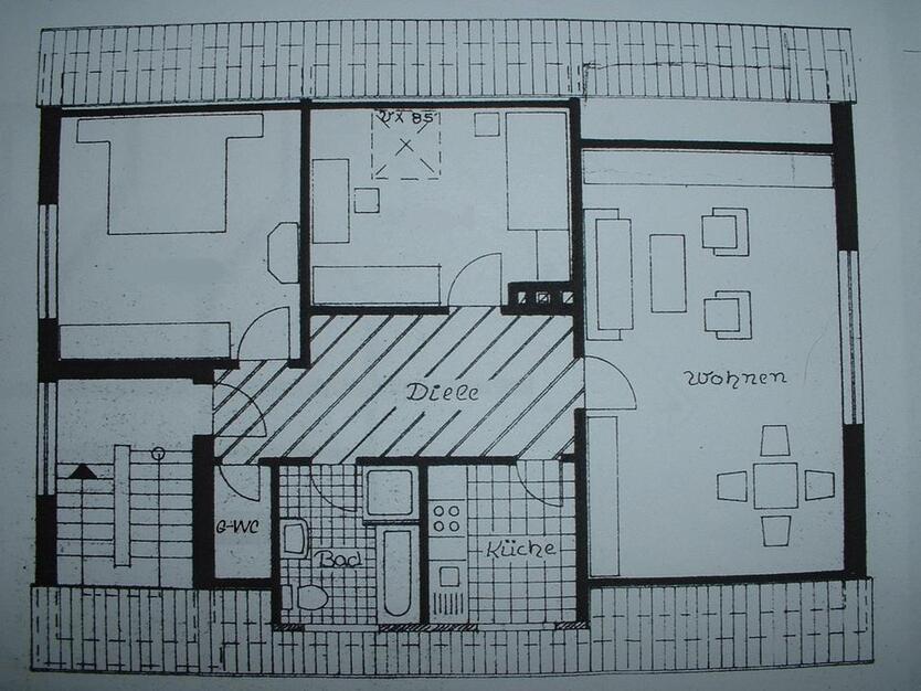 zentrale Wohnung (Römerviertel) 3,5 Zi88m² frei 01.08. oder eher