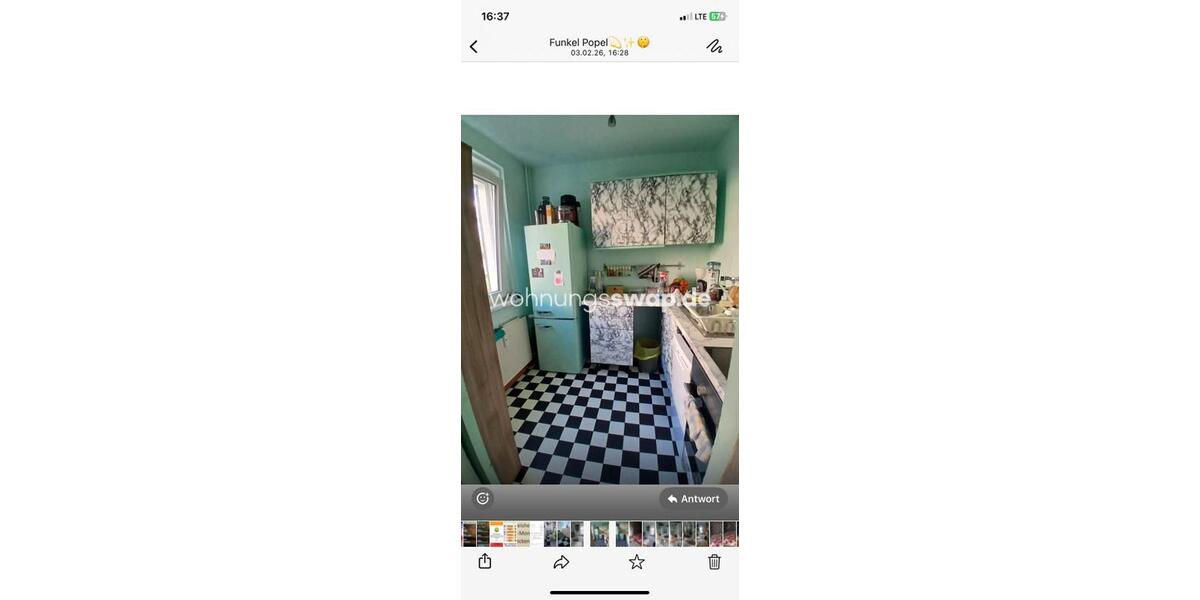 Etagenwohnung Potsdam Industriegelände - 1 Zimmer, 38 m&sup2;, 242&euro; | Angebot:24866107
