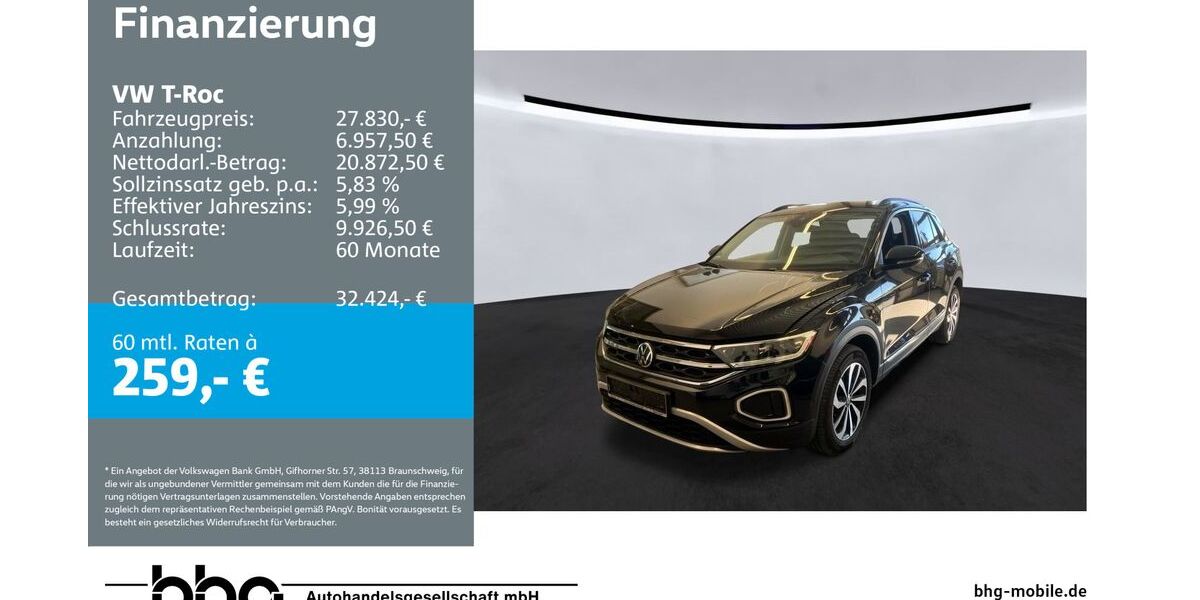 VW T-Roc 51.855 km 27.830 &euro; Kehl 77694