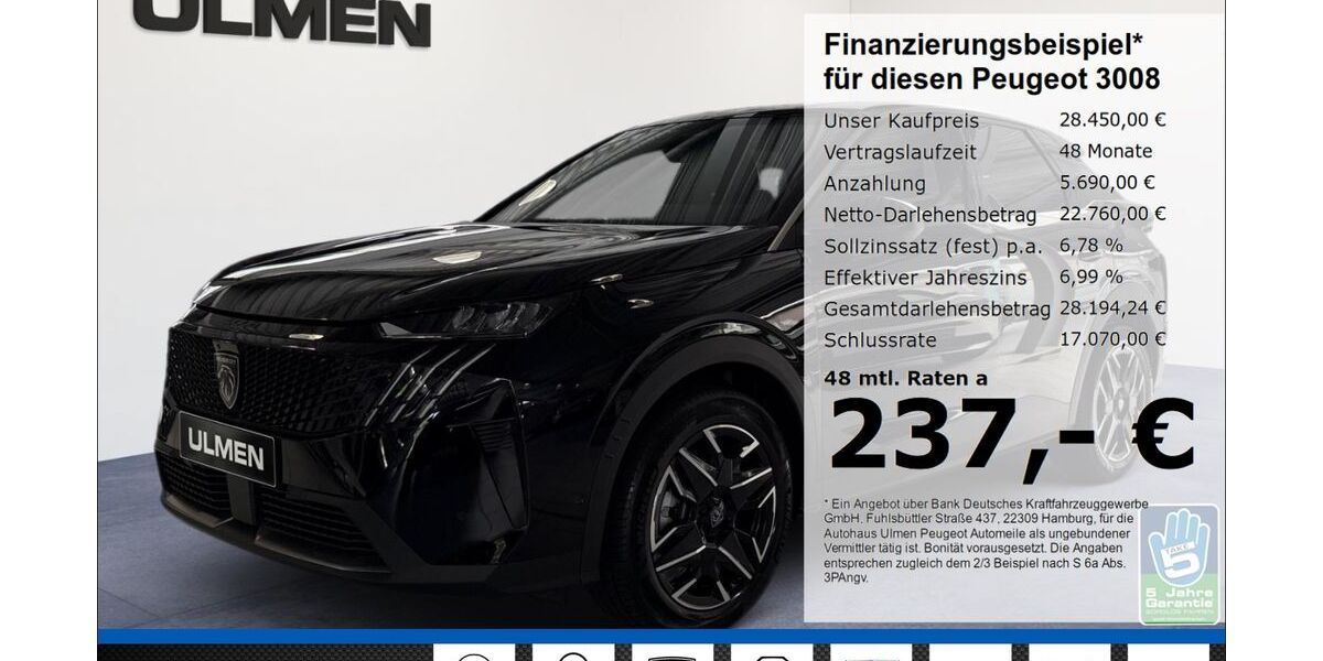 Peugeot 3008 11.761 km 28.450 &euro; Düsseldorf 40233