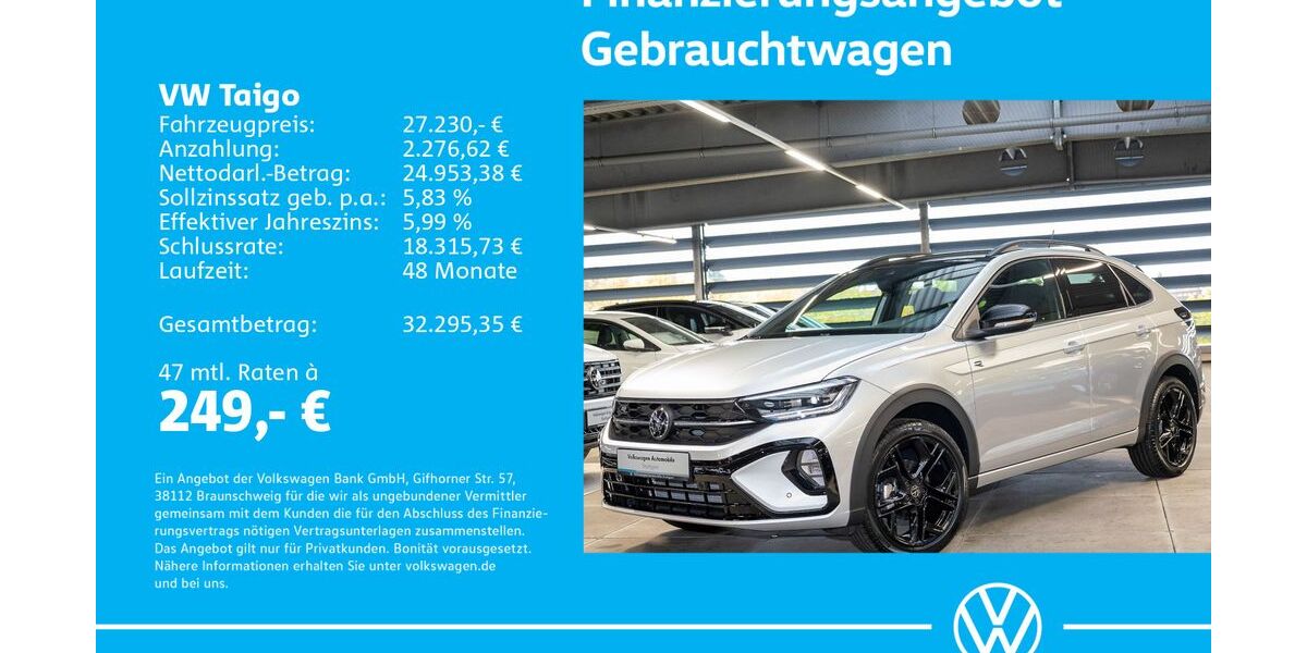 VW Taigo 1.505 km 26.830 &euro; Stuttgart-Feuerbach 70469