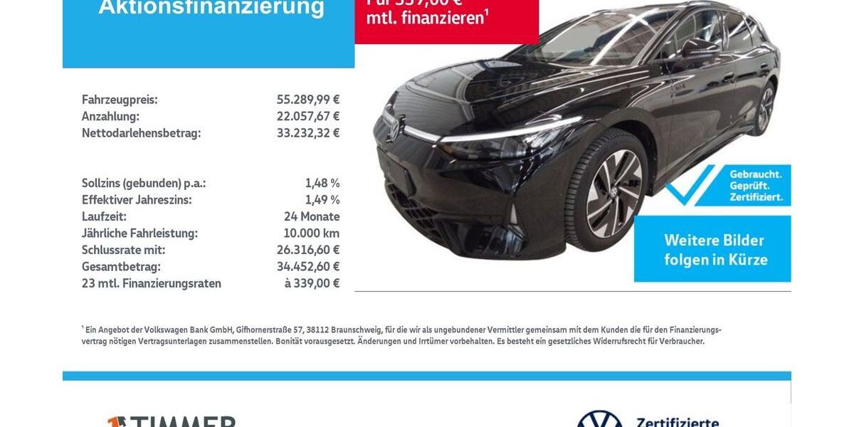 VW ID.7 22.225 km 54.790 &euro; Lingen 49808