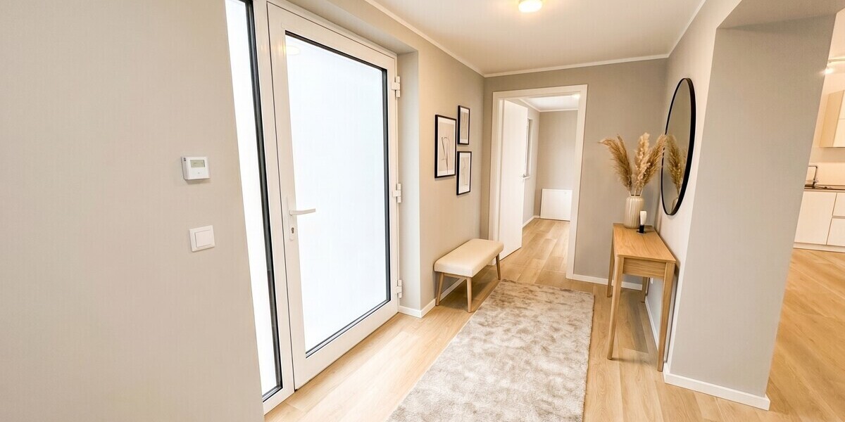 Exklusive kernsanierte Loftwohnung im Erstbezug mit Privatteich & Panorama-Glasfront - Erdgeschoßwohnung Münster / Albachten Albachten | Angebot:26621543