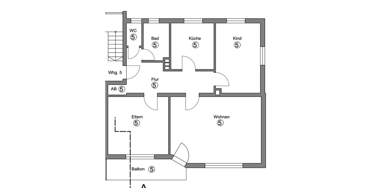 Etagenwohnung Bamberg Am Bruderwald - 3 Zimmer, 90 m&sup2;, 1.035&euro; | Angebot:26378752