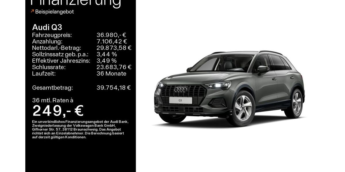 Audi Q3 2.169 km 36.980 &euro; Bad Kissingen 97688
