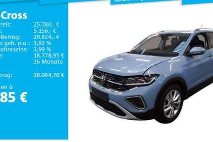 VW T-Cross 24.120 km 25.780 &euro; Hanau 63452