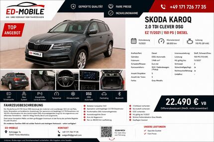 Skoda Karoq 88.000 km 22.490 &euro; Porta Westfalica 32457
