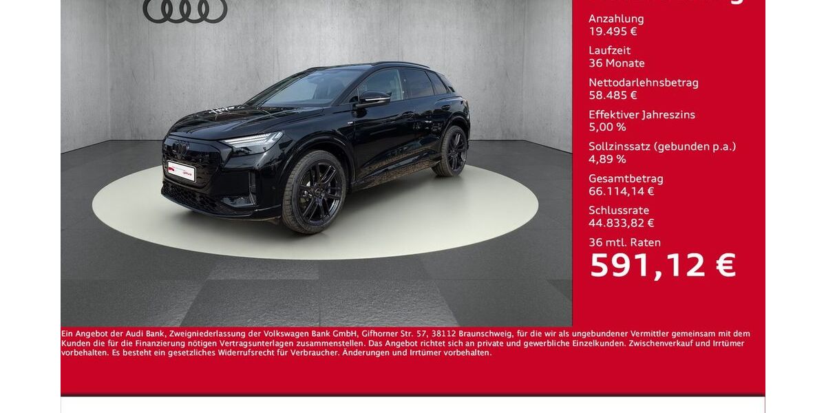 Audi Q4 e-tron 1.500 km 77.980 &euro; Halle 06122
