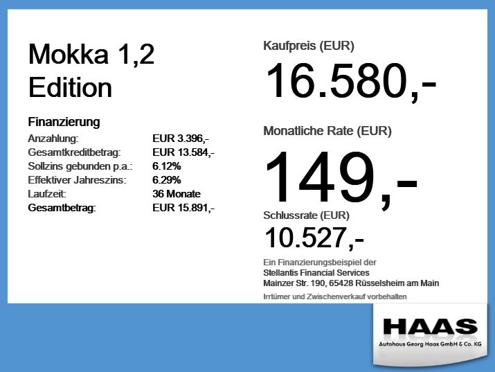 Opel Mokka 12.400 km 16.580 &euro; Augsburg 86159
