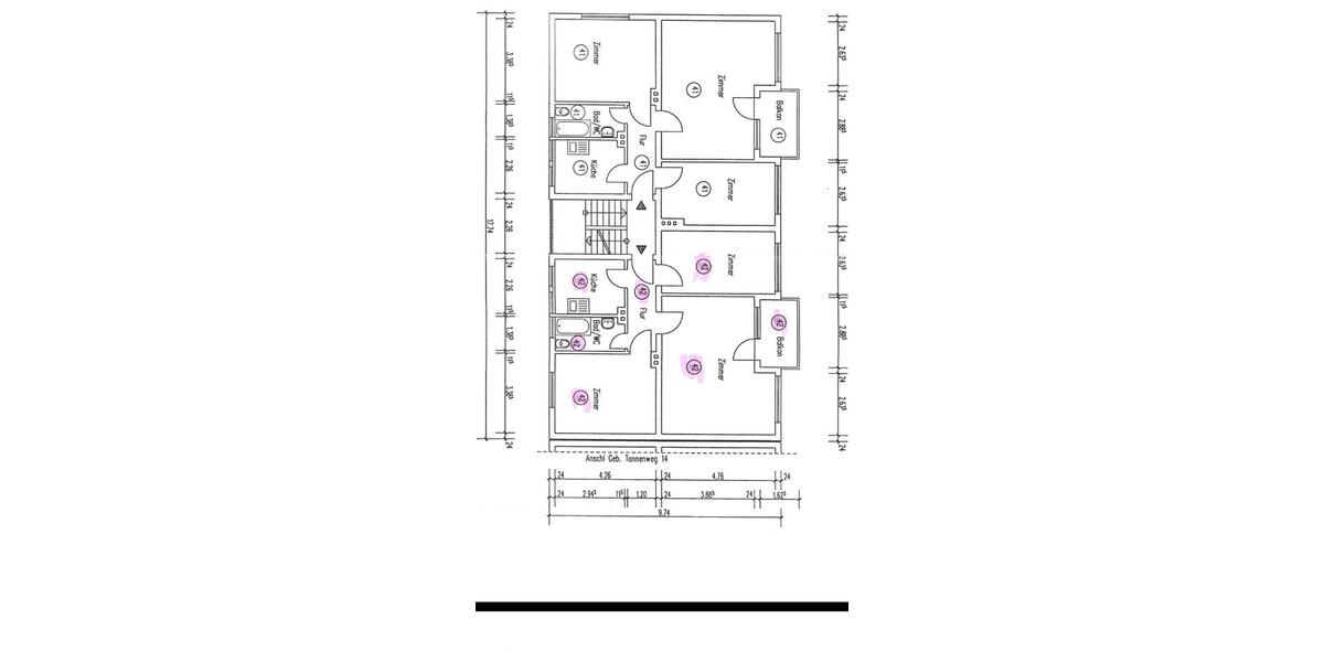 Etagenwohnung Koblenz Karthause - 3 Zimmer, 65 m&sup2;, 254.000&euro; | Angebot:26662759