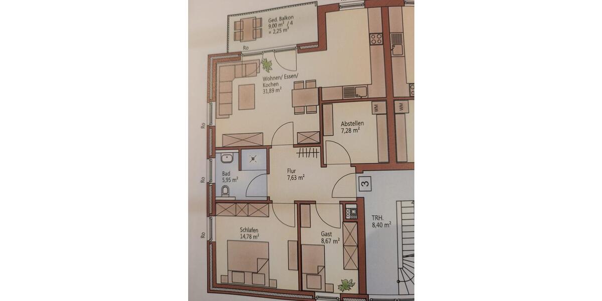 Neubauwohnung zu vermieten 3 zimmer
