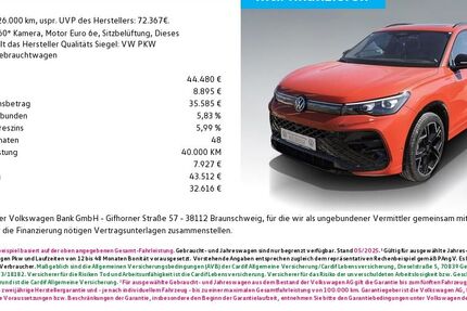 VW Tiguan 26.000 km 44.480 &euro; Bamberg 96052