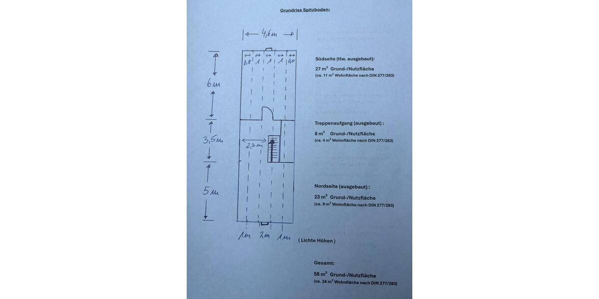 Dachgeschoßwohnung Fulda Fulda-Galerie - 4 Zimmer, 105 m&sup2;, 335.000&euro; | Angebot:26818400