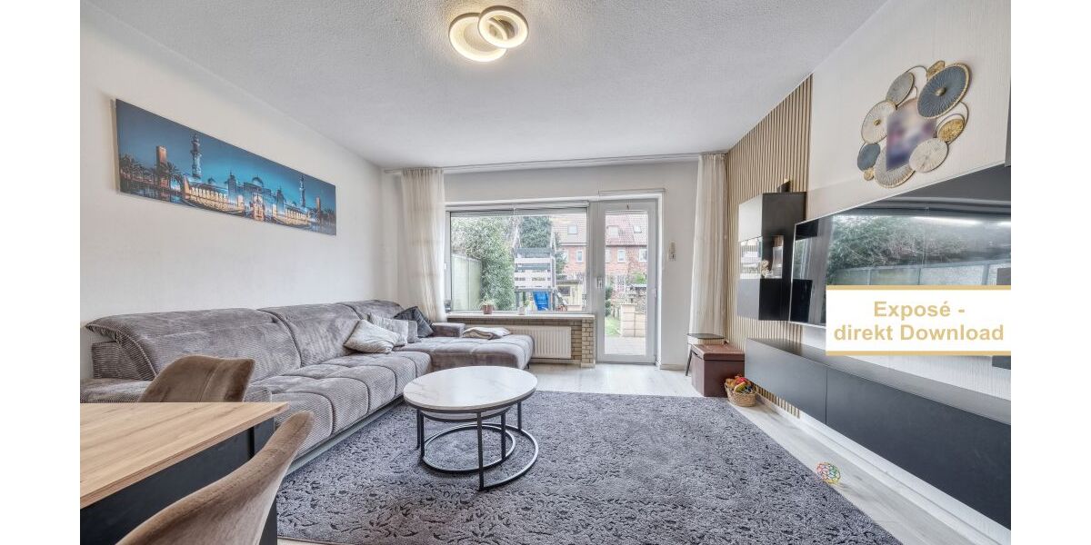 Bezahlbarer Familientram! Koffer packen und direkt einziehen! - Reihenmittelhaus Neumünster Böcklersiedlung | Angebot:25365888