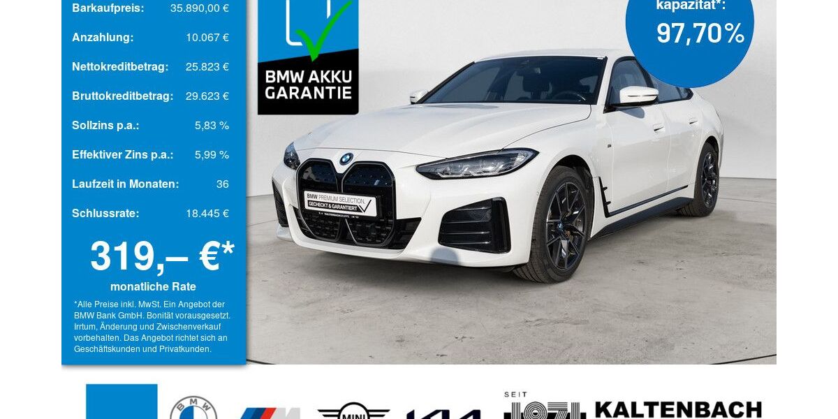 BMW i4 65.131 km 35.890 &euro; Waldbröl 51545