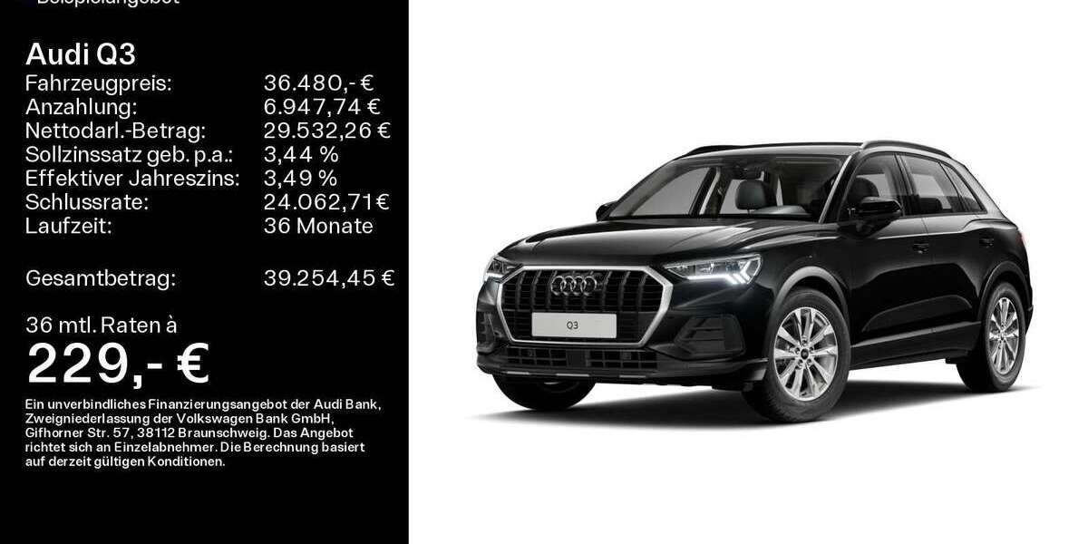 Audi Q3 18.734 km 36.480 &euro; Schweinfurt 97424