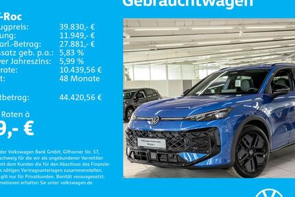 VW T-Roc 1.505 km 39.730 &euro; Stuttgart-Wangen 70188