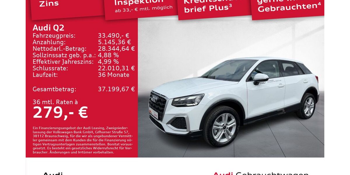 Audi Q2 11.000 km 32.890 &euro; Dresden 01067
