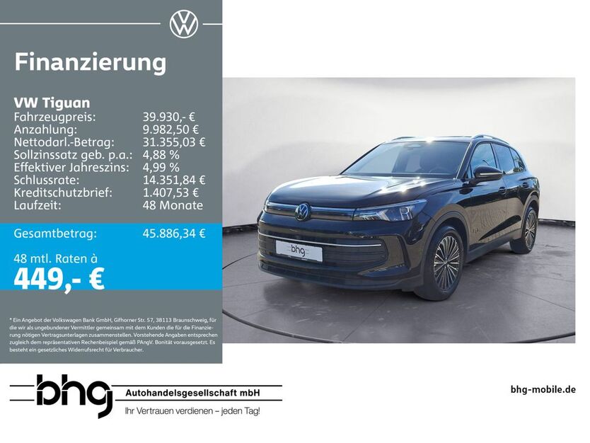 VW Tiguan 13.546 km 39.360 € Freiburg 79115