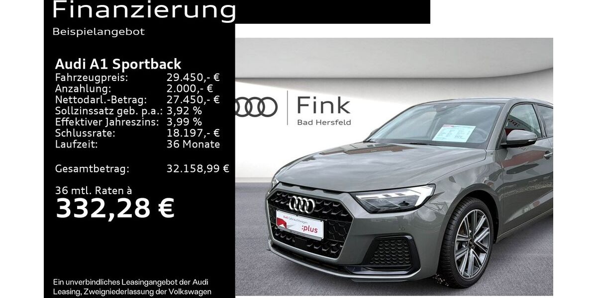 Audi A1 7.680 km 29.450 &euro; Bad Hersfeld 36251
