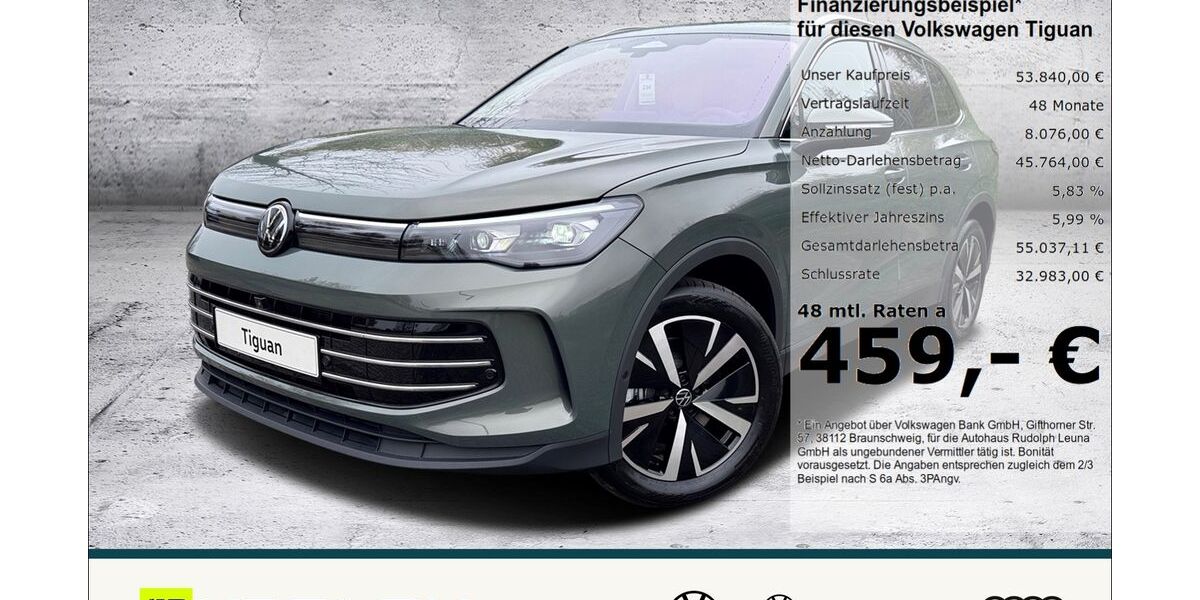 VW Tiguan 9.650 km 53.840 &euro; Leuna 06237