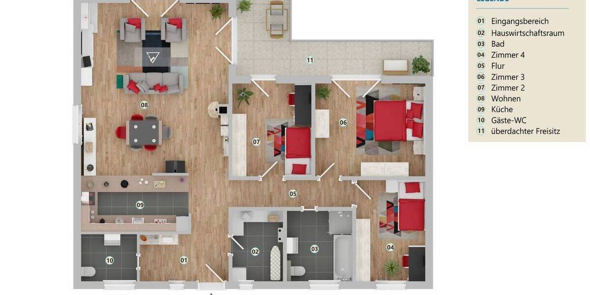 Einfamilienhaus Rödental Unterwohlsbach - 5 Zimmer, 140 m&sup2;, 428.500&euro; | Angebot:26489148