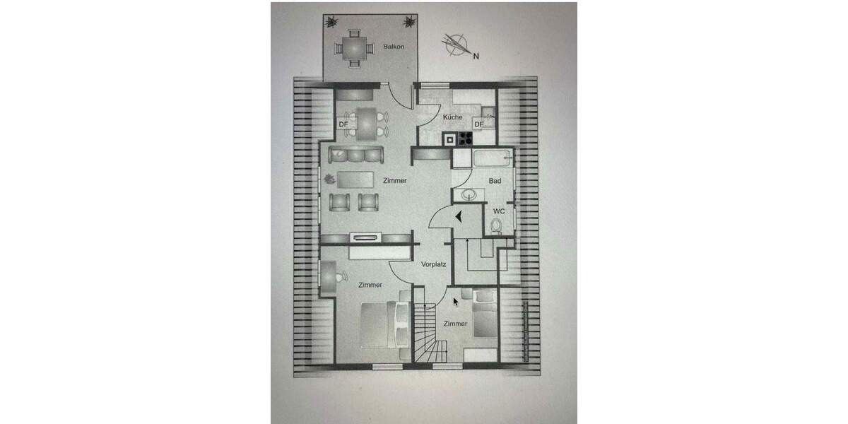 Etagenwohnung Korntal - 3 Zimmer, 75 m&sup2;, 265.000&euro; | Angebot:25630481