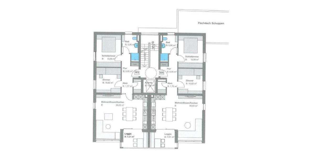 Etagenwohnung Thüngersheim - 3.5 Zimmer, 80 m&sup2;, 414.000&euro; | Angebot:27030289
