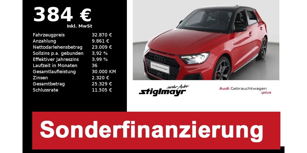 Audi A1 15.136 km 32.870 &euro; Pfaffenhofen 85276