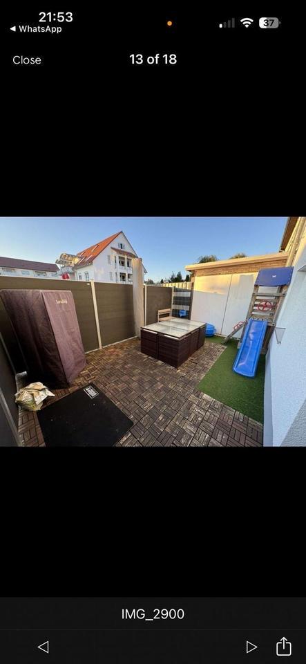 Modernisierte 3-Raum-Wohnung Terrasse Einbauküche Dillingen
