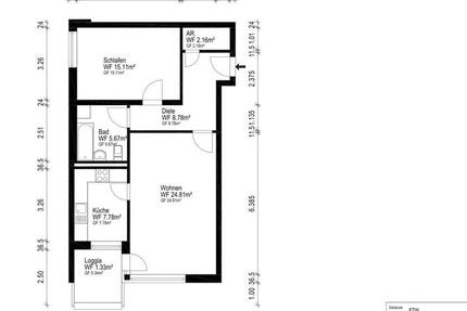 Wohnung Springe - 2 Zimmer, 65 m&sup2;, 650&euro; | Angebot:26241978