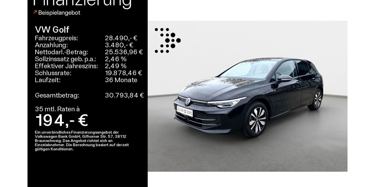 VW Golf 9.750 km 28.490 &euro; Haßfurt 97437