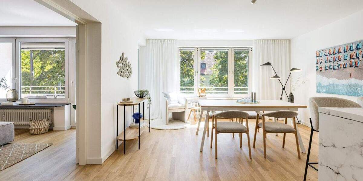 Etagenwohnung München Schwabing-Freimann - 3 Zimmer, 100 m&sup2;, 898.000&euro; | Angebot:25602362