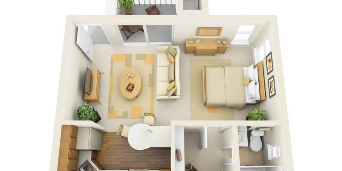 Exklusive, gepflegte 1-Zimmer-Wohnung mit gehobener Innenausstattung mit Balkon und EBK 1 zimmer