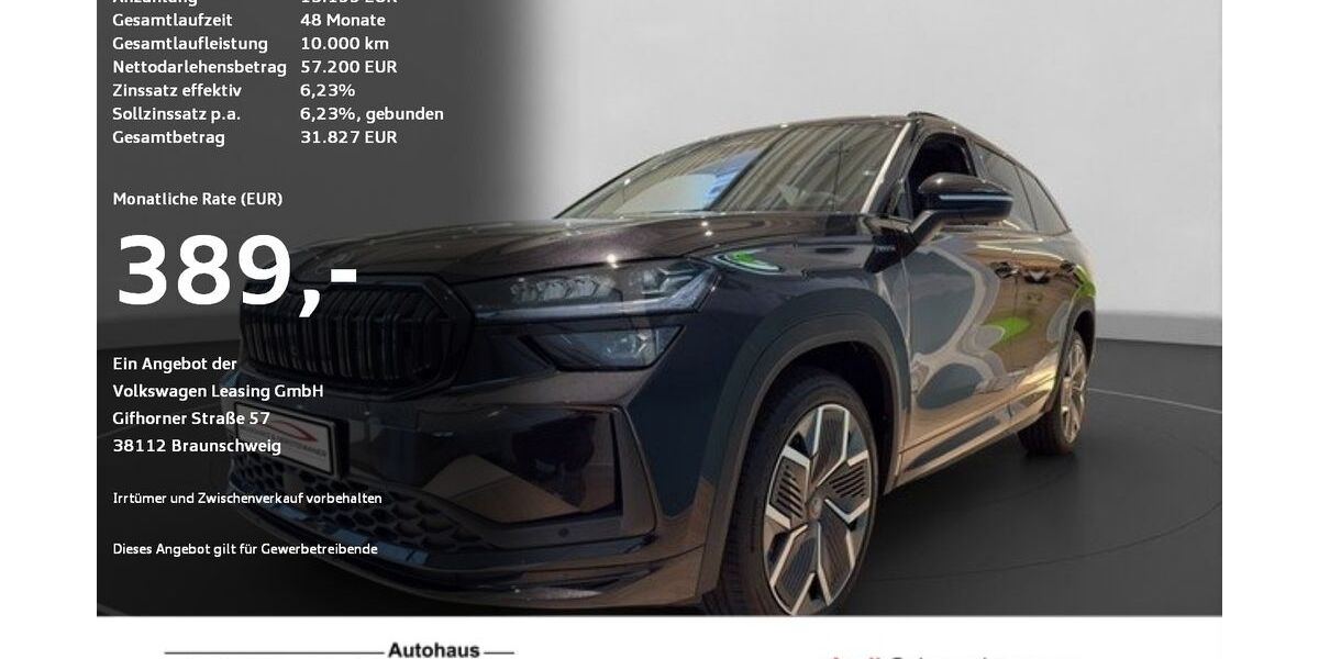 Skoda Kodiaq 3.300 km 59.990 &euro; Ravensburg 88214