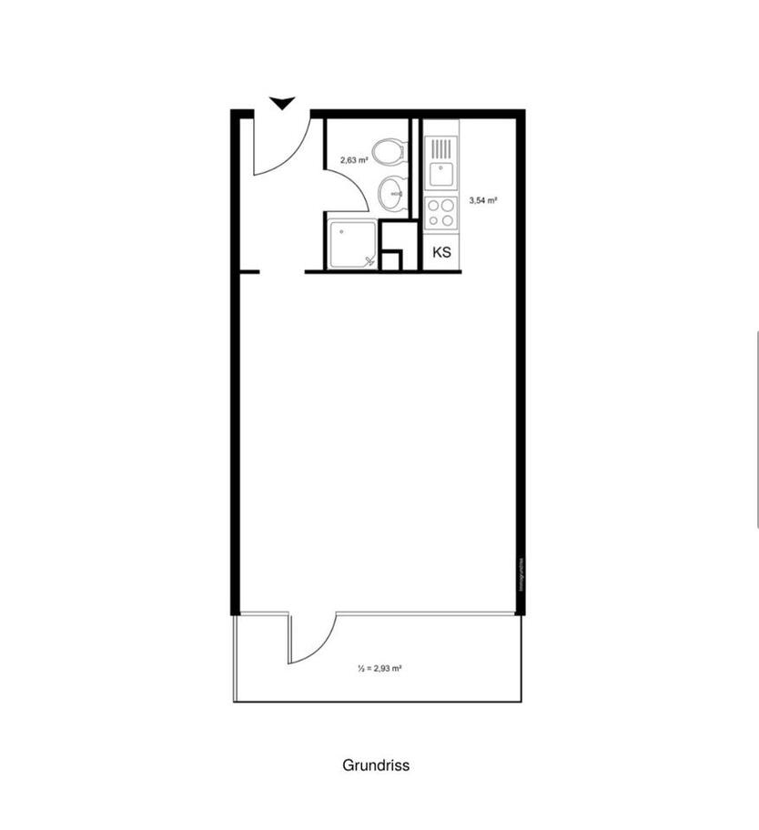 Helle 1-Zimmer-Wohnung in Freiburg Privat Bezugsfrei Kernsaniert zimmer