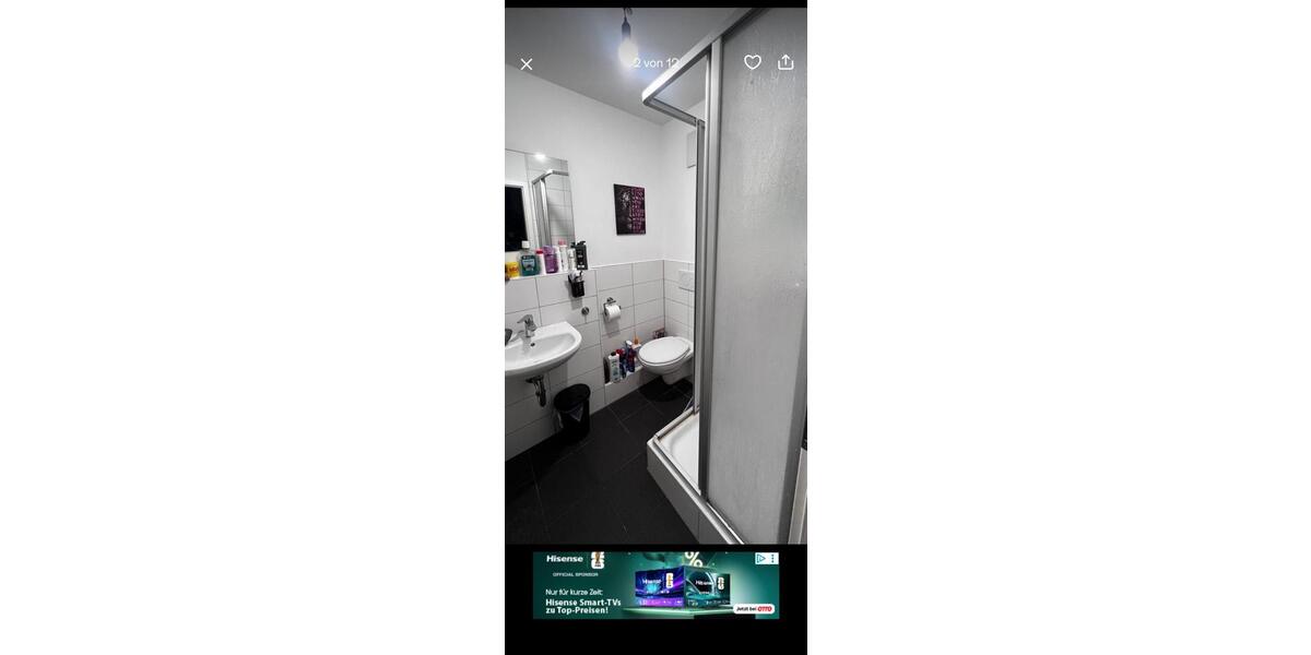 Etagenwohnung Karlsruhe Südstadt - 1 Zimmer, 33 m&sup2;, 750&euro; | Angebot:26670396